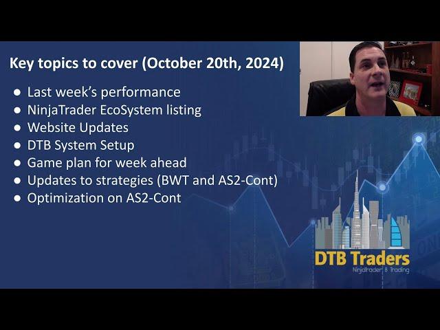NinjaTrader 8 Tools - Results, Setup and Key Updates 20 Oct 2024