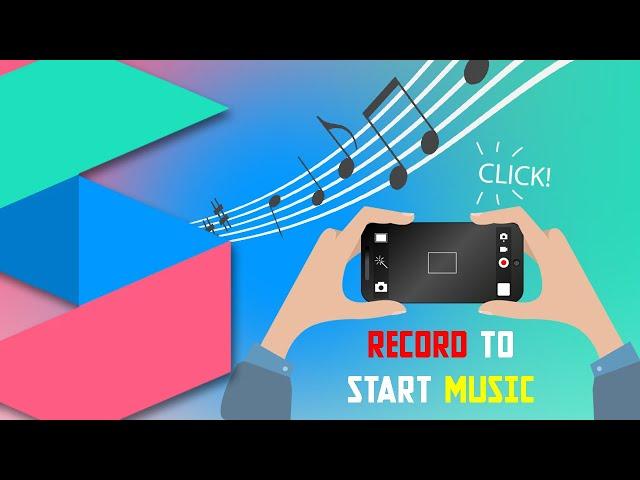 Spark ar studio - Start music pressing record button - Add audio on filters