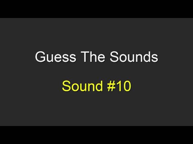 guess the sound game