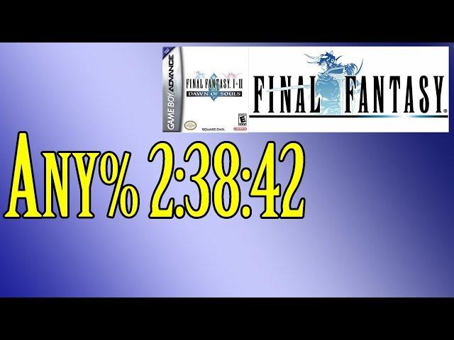 [PB for Only 6 Hours] Any% in 2:38:42 | Final Fantasy (GBA)