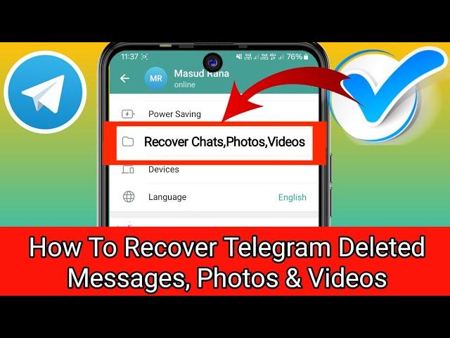 How To Recover Deleted Telegram Message, Chats, Photos, and Videos