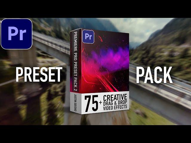 75+ Creative Video Effects PRESETS Pack 2 for Adobe Premiere Pro CC - by Justin Odisho