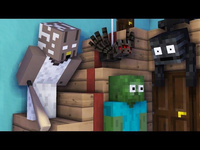 Monster School : GRANNY GAME CHALLENGE - Minecraft Animation