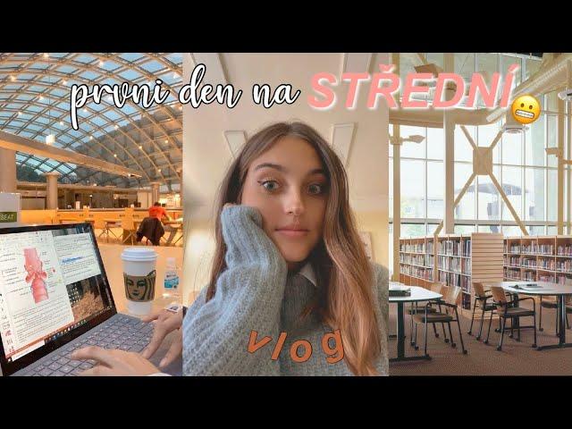 VLOG - PRVNÍ DEN NA STŘEDNÍ ŠKOLE! | Amy's World