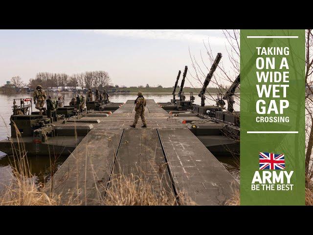 Taking on a Wide Wet Gap Crossing | British Army