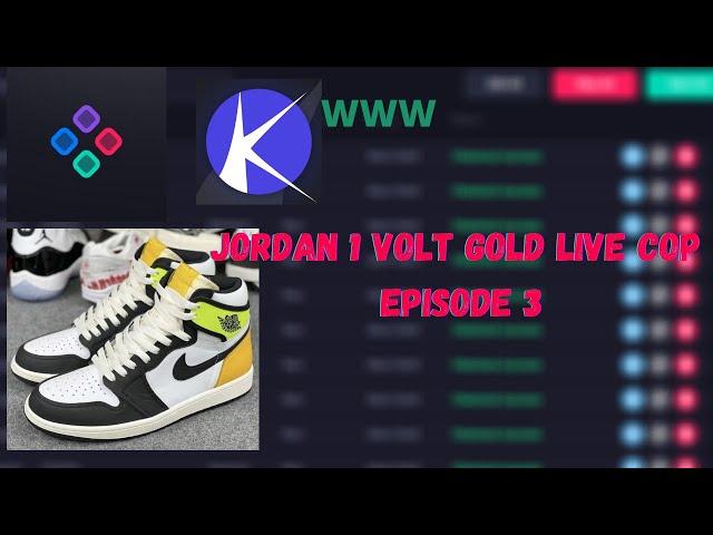 Jordan 1 Volt Gold Live Cop Using SoleAIO and Kage! Reselling Episode #3