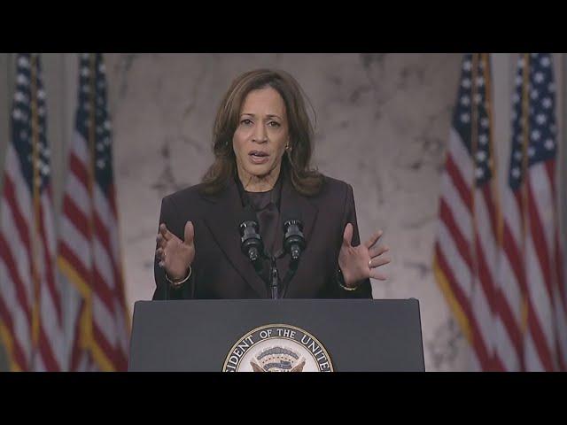 VP Kamala Harris concedes election, congratulates Donald Trump