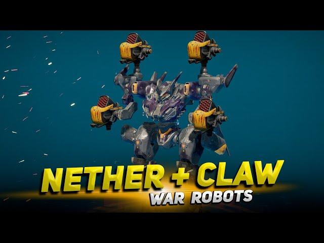 Nether + Claw War Robots Gameplay Cyber Sonic