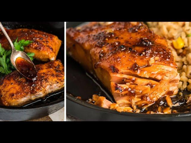 Honey Glazed Salmon | Kitchen Fun With My 3 Sons