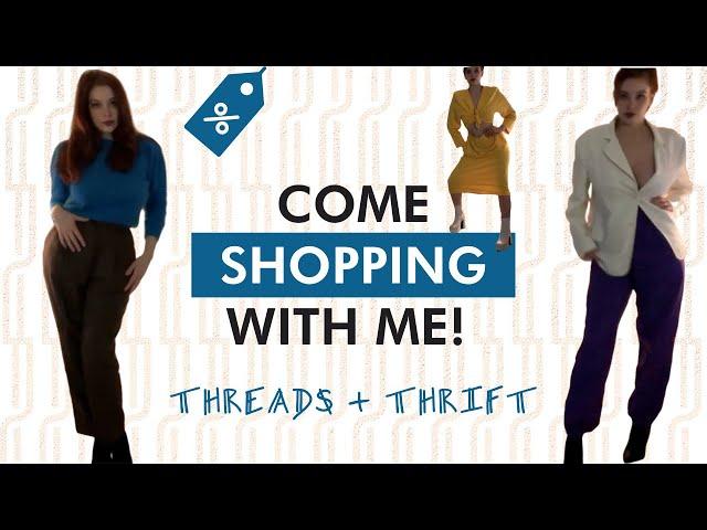 COME SHOPPING WITH ME!!! Threads & Thrift by Tyra Jutai