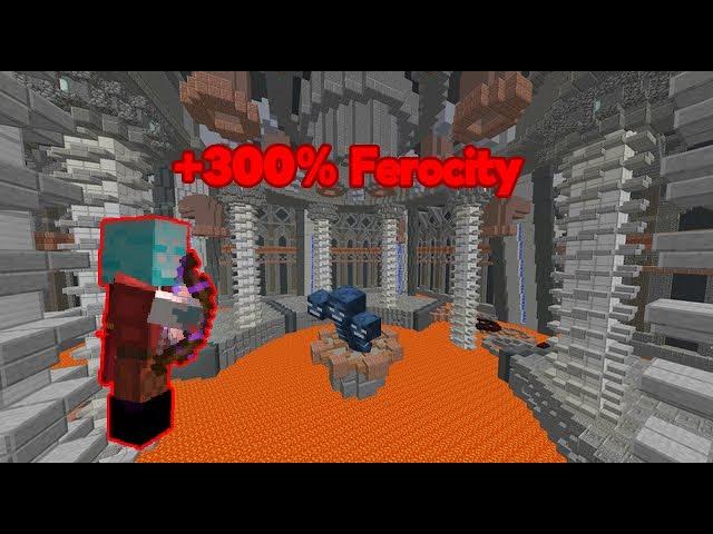 This is What 300% Ferocity Sounds Like... (Hypixel Skyblock)