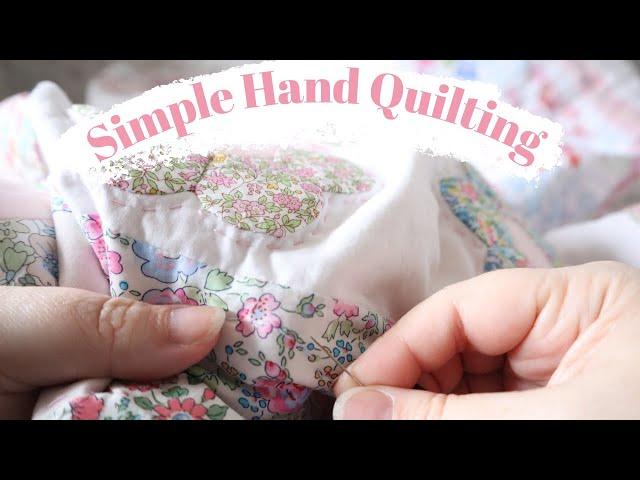 Simple Hand Quilting - Big Stitch Hand Quilting