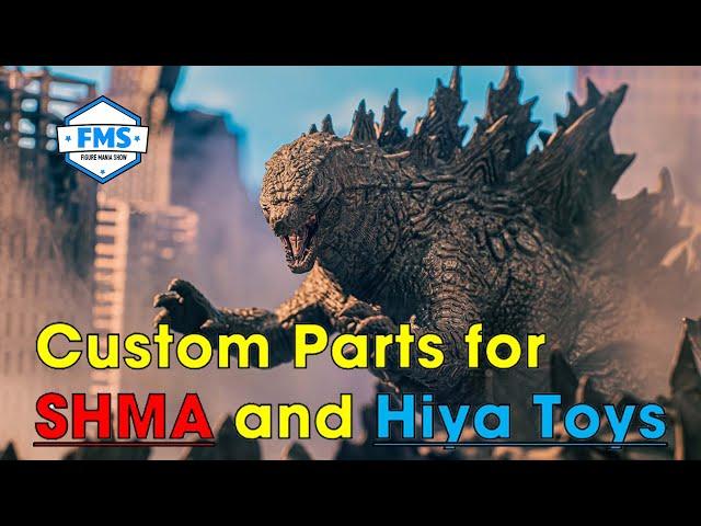 Custom Parts for Godzilla Figures #Godzilla #shmonsterarts #hiyatoys