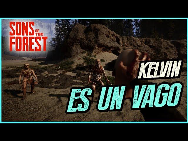 ¿Kelvin es ahora más vago? Jugando la Nueva Actualización Sons of the Forest Español 01