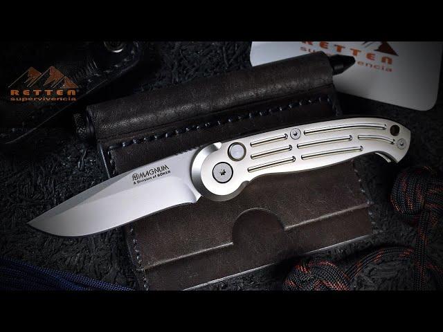 Navaja Boker Magnum Automática Speedmaster silver 01BO107 Best pocket Knives - Retten Supervivencia