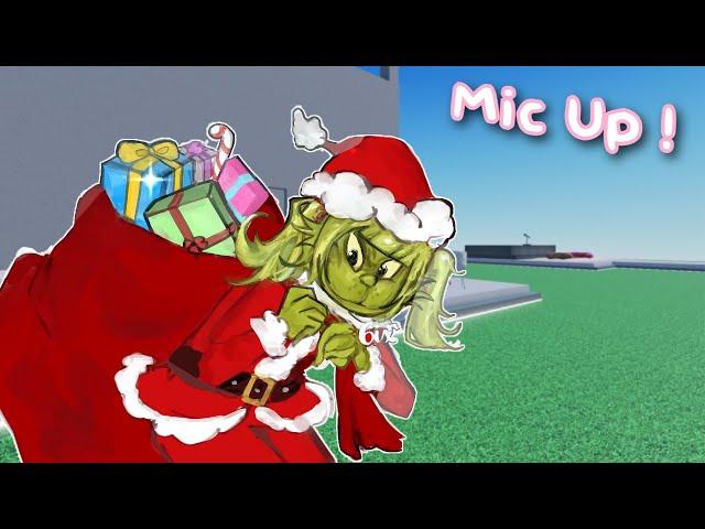 STEALING CHRISTMAS AS THE GRINCH IN MIC UP ! | Roblox VC Funny Moments