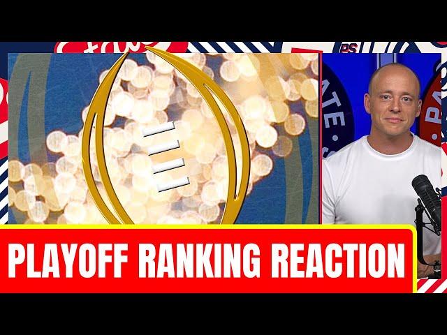 College Football Playoff Rankings - Josh Pate REACTION