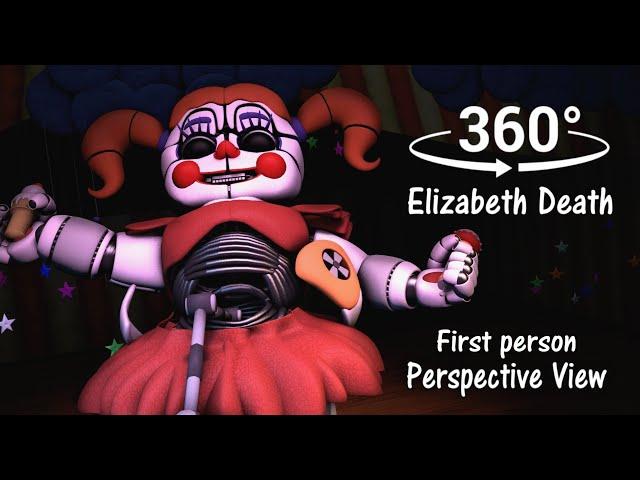 360°| Elizabeth Death First Person Perspective - FNAF Sister Location [SFM] (VR Compatible)