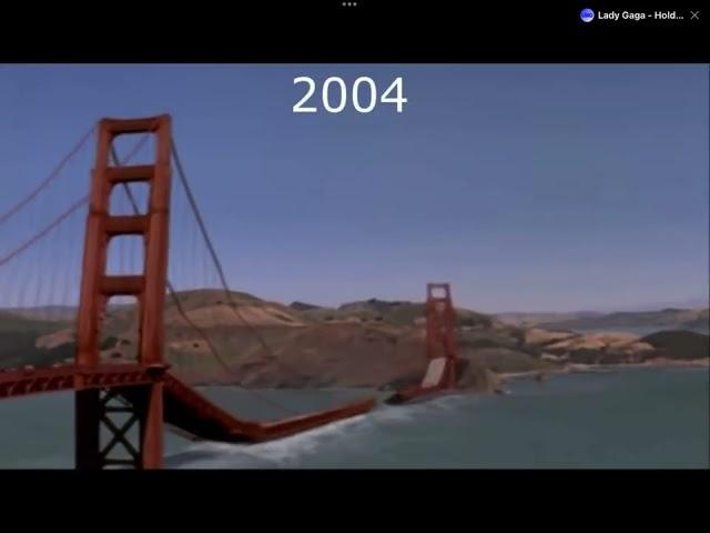 Golden gate bridge evolution Destruction#shorts#evolution￼#goldengate￼bridge ￼