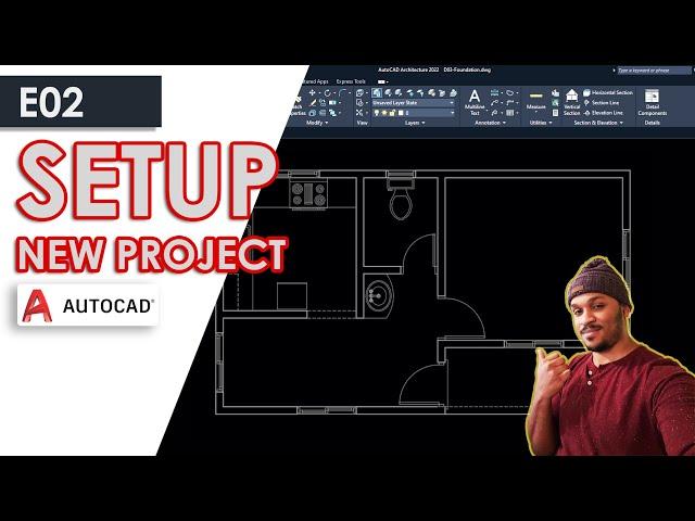 PROJECT SETUP in AutoCAD Architecture 2023