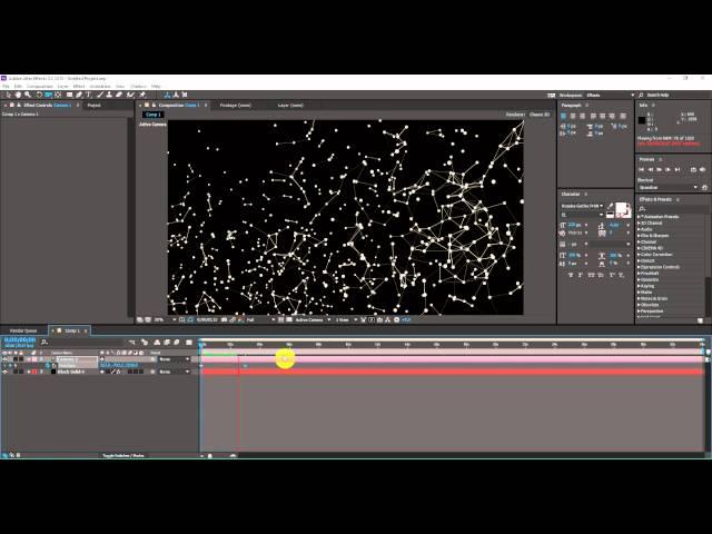 Урок: Куб в After Effects с помощью плагина Plexus