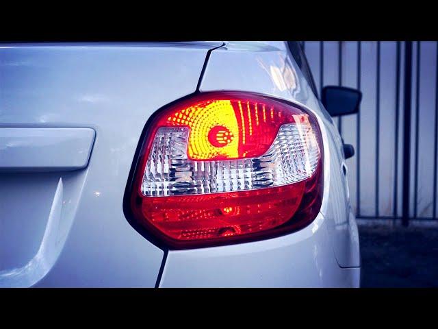 LADA ГРАНТА FL лифтбек - замена ламп R10W, P21W, C5W, W5W на LED. Диодные габариты,стопы и подсветка