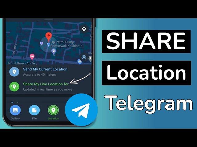 How to share location in Telegram App? | Send Location in Telegram