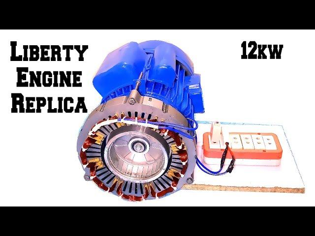 12KW Free Energy Generator Unveiling the Power of the Past: Replica Liberty Engine New Experiment