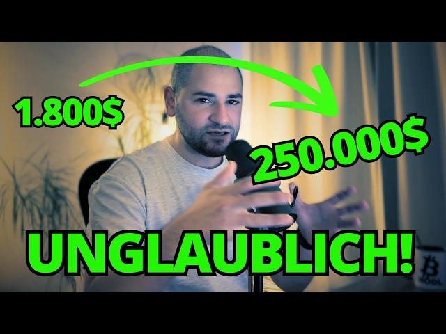 Unglaublich: Aus 1.800$ wurden 250.000$ wurden!  | Die besten Memecoin-Trades!