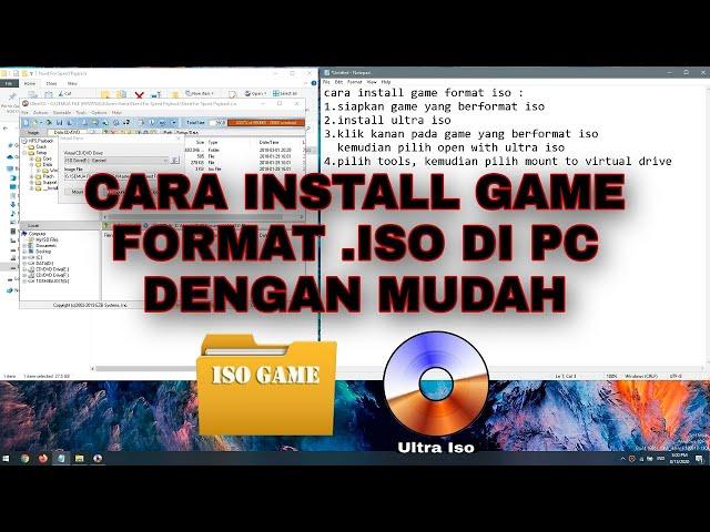 HOW TO EASY INSTALL ISO FORMAT PC GAME | INSTALL ISO FORMAT PC GAME