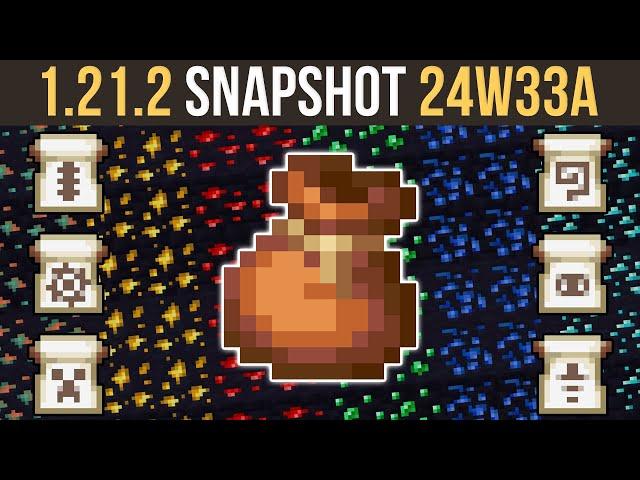 Minecraft 1.21.2 Snapshot 24W33A | Better Bundles, Experiments & New Baby Mobs!