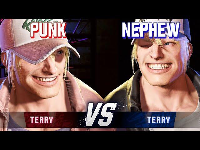 SF6 ▰ PUNK (Terry) vs NEPHEW (Terry) ▰ High Level Gameplay