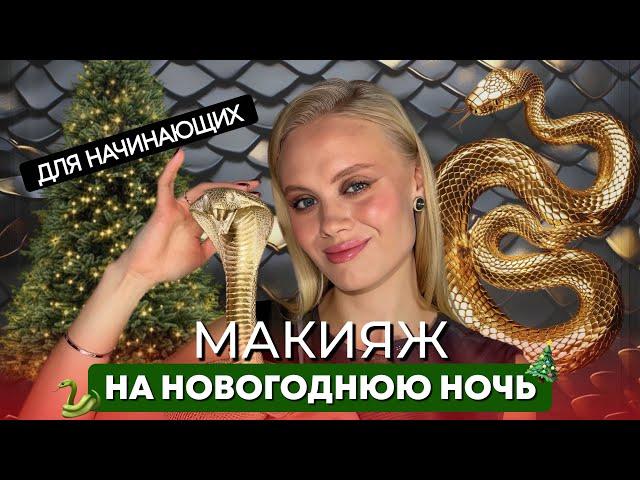 МАКИЯЖ НА НОВОГОДНЮЮ НОЧЬ ДЛЯ НАЧИНАЮЩИХ