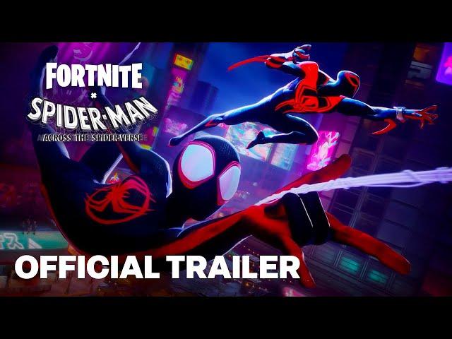 Fortnite Miles Morales and Spider Man 2099 Trailer