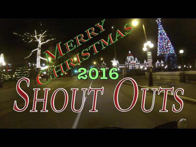 Merry Christmas Shout Outs 2016: Brought you by EVERARD ED Gaming