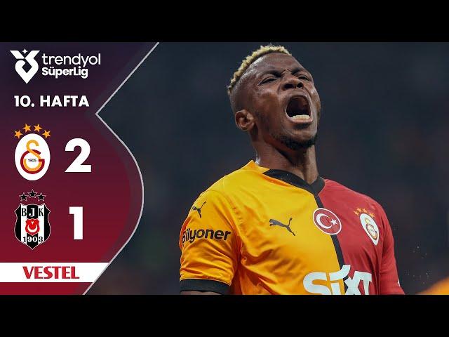 Vestel | Galatasaray (2-1) Beşiktaş - Highlights/Özet | Trendyol Süper Lig - 2024/25