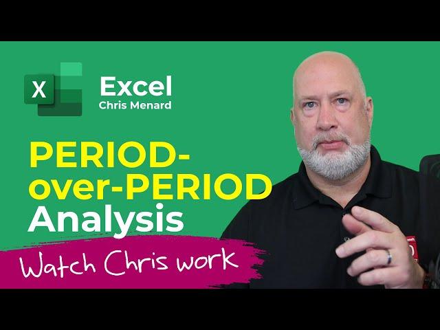 Excel Year-Over-Year and Period-Over-Period Analysis with PivotTables