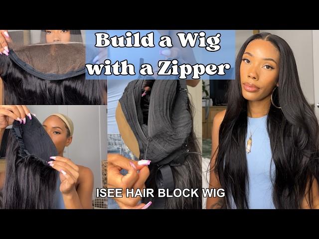 Replaceable Zipper Wig? | Fix Damaged Lace | Isee Hair Block Wig | LovelyBryana