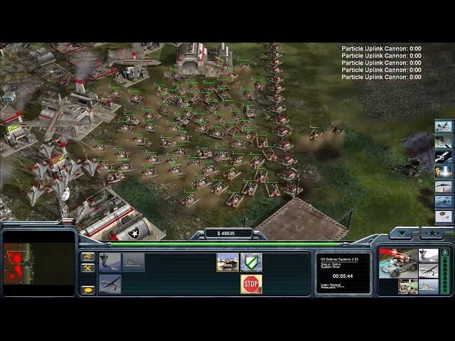 Command Conquer Generals Zero Hour Usa Laser 1 vs 7 Hard Generals (Last Stand) 10K GOLD