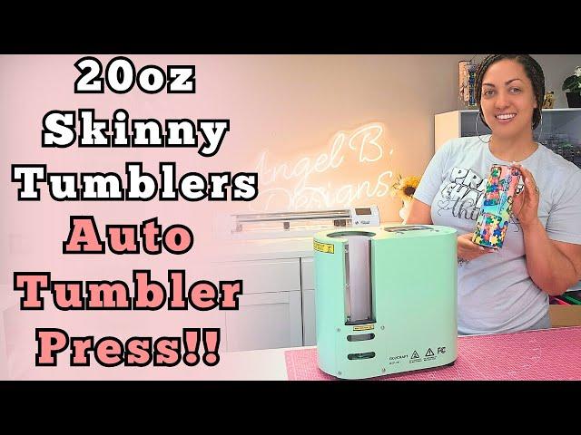 20OZ SKINNY TUMBLERS FOR BEGINNERS | Go2Craft Auto Tumbler Press