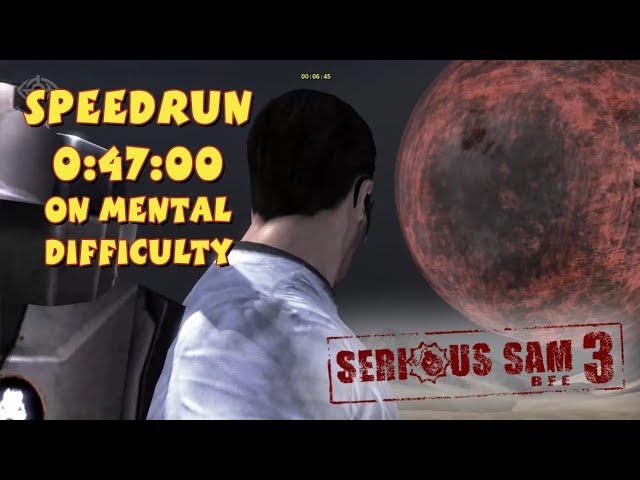 Serious Sam 3: BFE - SpeedRun - 0:47:00 (Mental Difficulty)