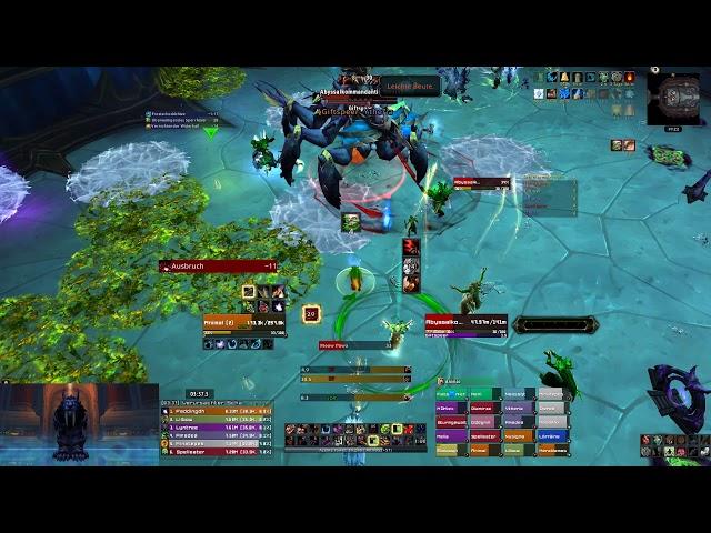 Abyssal Commander Sivara (Mythic) Eternal Palace - |SturmWölfe| Blackhand_EU (Firstkill) - Feral POV