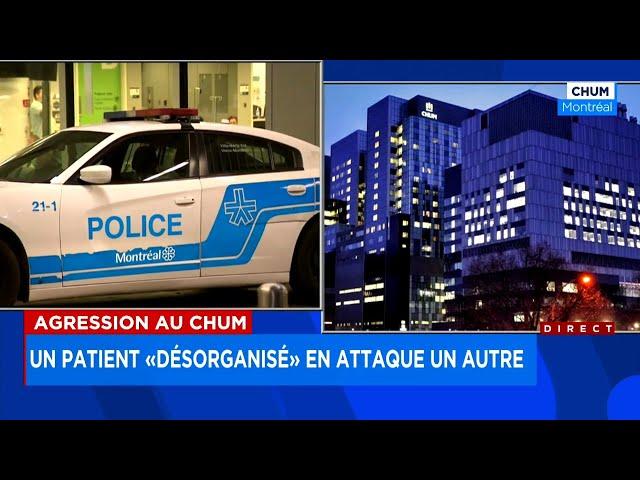 Un patient «désorganisé» en attaque un autre au CHUM