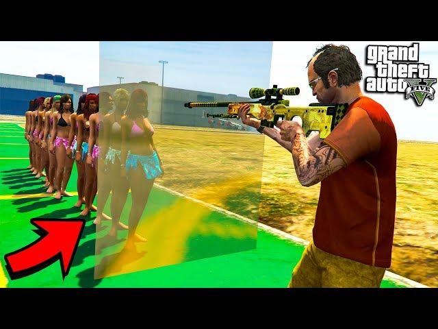 СКОЛЬКО ЛЮДЕЙ МОЖЕТ УБИТЬ 1 ПУЛЯ ЧЕРЕЗ СТЕКЛО В ГТА 5 МОДЫ! ОБЗОР МОДА В GTA 5! ИГРЫ ГТА ВИДЕО MODS