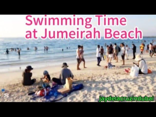 Swimming Time at Jumeirah Beach Dubai #jumeirah #dubai