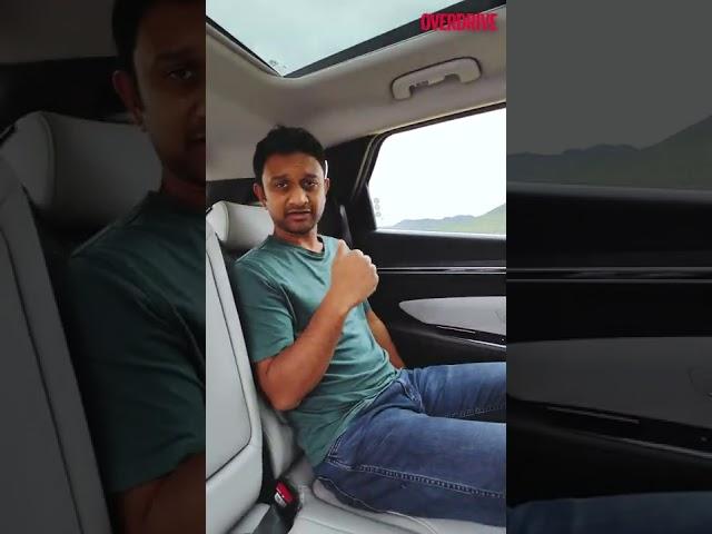 Rear seat comfort in the @hyundaiindia #tucson | OVERDRIVE
