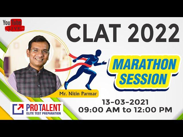 CLAT 2022 Marathon Session 01 - Introduction