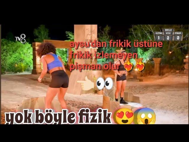 Survivor 2024 Aysu Yok Böyle Frikik Harika Fizik ile İzleyenleri Mest Etti #survivor