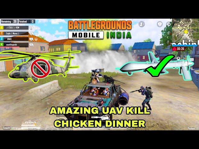 BGMI | PAYLOAD MODE AMAZING UAV DRONE & CHOPPER FIGHT