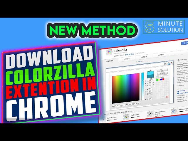 Color picker extension for chrome 2024 | ColorZIlla